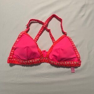 Vintage Hot Pink Victoria Secret Bikini Top Size Small